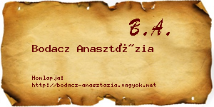 Bodacz Anasztázia névjegykártya